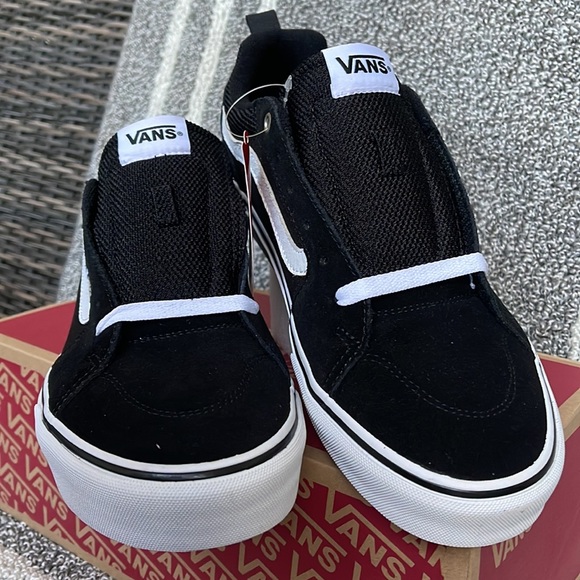 Vans Filmore Suede Canvas Black/White MENS - Picture 8 of 16